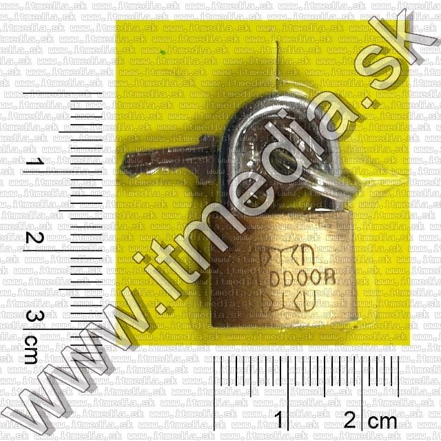 Image of ColdDoor mini Padlock 20mm Brass (IT8532)